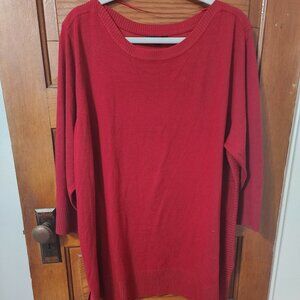 Womens Cable and Gauge Sweater, size 3x